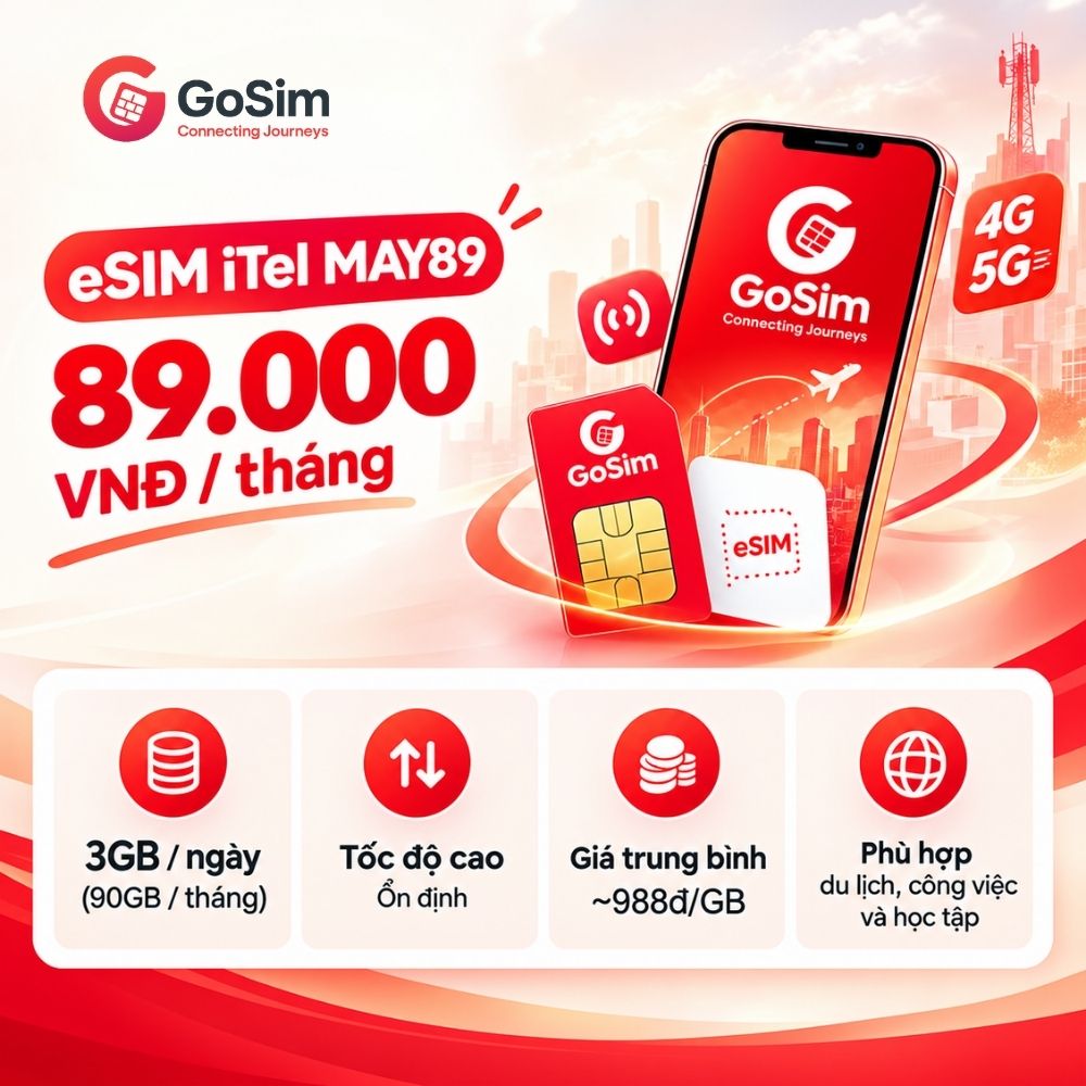 So Sánh ESIM ITel MAY89 Và MAY99 gosim